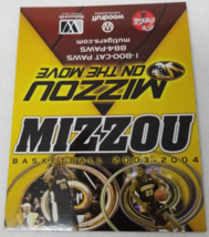 Mizzou Basketball 2003-2004 Schedule Card Wallet University of Missouri Tigers - £8.92 GBP