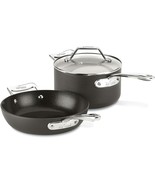 All-Clad Essentials Nonstick  8.5-Inch Fry Pan and 2.5-Qt Sauce Pan w/ov... - $86.94