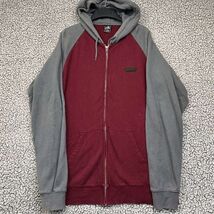 Active Ride Shop Hoodie Men Extra Large Red Full Zip Long Sleeve Cotton XL - $17.94