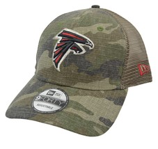 Atlanta Falcons New Era 9FORTY NFL Ripstop Woodland Camo Meshback Hat  - £19.82 GBP