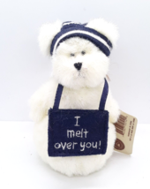 Boyds Bears 4&quot; Mini Messages Bear  I Melt Over You #567077 - £23.97 GBP