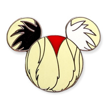 101 Dalmatians Disney Pin: Cruella De Vil Mickey Icon - £10.28 GBP