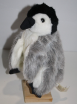 Folkmanis Baby Emperor Penguin Hand Puppet 10&quot; Plush Soft Toy Stuffed Animal - $13.55