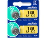 Murata LR1130 Battery AG10 389A 1.55V Alkaline Button Cell (10 Batteries) - $5.59+