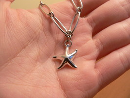 Tiffany &amp; Co Silver Peretti Starfish Link Bracelet Bangle Oval Chain Gift Pouch - £366.50 GBP