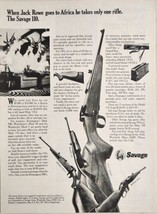 1973 Print Ad Savage Big Game Rifles Lever,Bolt Action,Westfield,Massach... - $21.37
