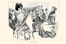 Waiting for Tables by Charles Dana Gibson - Art Print - £17.29 GBP+