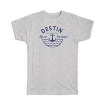 Destin Life on the Strand : Gift T-Shirt Beach Travel Souvenir USA - £14.42 GBP