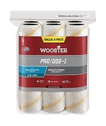 Wooster Brush RR727-9 Pro/Doo-Z Nap Rollers, 3/8-Inch, 6-Pack , White - $47.32 CAD