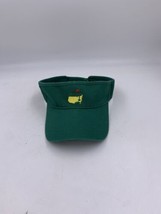 Masters Green Adjustable Golf Visor Front Logo One Size Fits Most - £18.86 GBP