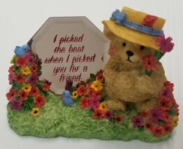 Cheerful Reflections Mirror Bear Figurine Friendship Best Friend Quote D... - $4.94