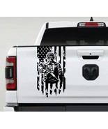 AnyStickerYouWant Soldier Enlisted Man Fighter Distressed American USA U... - €12,85 EUR
