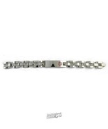 Rectangular Medical ID Bracelet Stainless Steel 7-1/2&quot;x1/2&quot; - $58.45 CAD