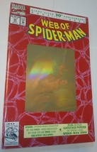 Web of Spider-Man 90 NM 30th Anniversary Hologram Cvr Galactus hosts Venom?! - £31.78 GBP