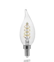 40-Watt Equivalent BA11 Dimmable E12 Candelabra Fine Bendy Filament LED Vintage - £7.46 GBP