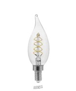 40-Watt Equivalent BA11 Dimmable E12 Candelabra Fine Bendy Filament LED ... - $12.97 CAD