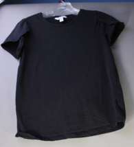 Nine West Tee Shirt Solid Black Basic          648 - £5.97 GBP