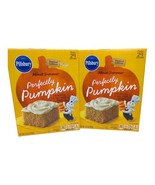 2 Pillsbury Moist Supreme Perfectly Pumpkin Premium Cake Cupcake Mix Exp... - £6.74 GBP