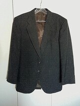 BARRINGTON MEN&#39;S GRAY SPORT JACKET-38R-BARELY WORN-POCKETS STITCHED SHUT... - £9.02 GBP