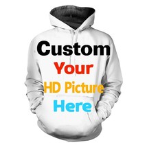 OGKB  Customize Hoodies Women/men&#39;s 3d Custom Picture Sweatshirt Print DIY Hoodi - £73.09 GBP