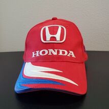 Vintage HONDA Racing Hat Authentic Team Speedgear Racewear Red Adjustabl... - $507.43 MXN