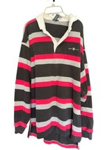 Gant U.S.A. Vintage 90&#39;s Rugby Long Sleeve T-Shirt Multicolor Shirt Size XL - £20.30 GBP