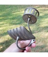 Antique Vintage nickel Wall Mounted Soap Dish Cup toothbrush Holder - $914.45 MXN