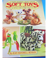 Jean Benson Pattern Book Soft Toys plush bear fox unicorn frog cat dolls... - £10.16 GBP