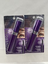 (2) Covergirl 110 SOFT BLACK Simply Ageless Lash Plumping Mascara - £5.20 GBP