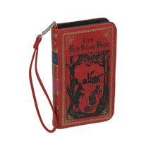 Little Red Riding Hood Book Wallet ID Holder Snap Close Novelty Fashion Wristlet - £31.53 GBP