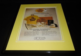 Myron Cope 11x14 Facsimile Signed Framed 1980 Terrible Towel Advertising... - £38.93 GBP