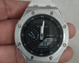 CasiOak - Custom G-SHOCK &quot;AP WHITE STRAP&quot; - Casio GA2100 Mod - Reloj 44mm - $162.42