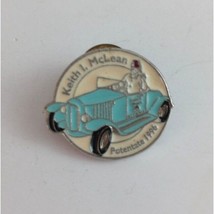 Vintage 1996 Keith l. McLean Potentate Moila Shriner Driving Blue Car Hat Pin - £6.57 GBP