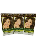 3 Clairol Balsam Permanent Hair Color - 610 Medium Ash Brown - £24.64 GBP