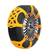 7 PIECE Car Tire Snow Chains - Universal Strong All Season Anti-Skid - $35.36
