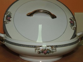Noritake 8&quot; Soup Tureen / Covered Dish &quot;Grasmere&quot; pattern 76567 Vintage/... - $14.39