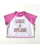 Cat &amp; Jack™ ~ Girls Large 10/12 ~ Make A Splash ~ Rash Guard Cropped Swi... - $28.06 CAD