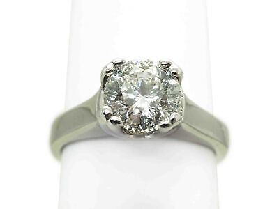 Helzberg 1.50ct Radiant Star Cut Diamond Engagement Ring 14k White Gold Size 5 - $11,900.00