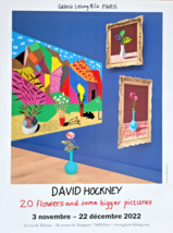 David Hockney - Poster Original Exhibition - Gallery Lelong Paris - 2022 - $228.74