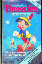 Walt Disney&#39;s Pinocchio Preview/Sales Tape - VHS - Open, Pre-owned - £73.54 GBP