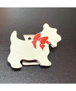 White Wood Scottie Clip by Delight Japan Scottish Terrier Collectible - $184.53 MXN