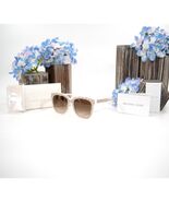 Michael Kors MK2163F San Marino Vanilla Logo Signature Acrylic Sunglasse... - $159.66 CAD