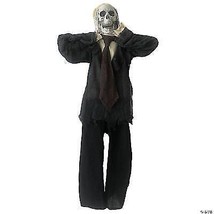 Skeleton Man Animated Prop Hanging 43&quot; Halloween Scary Creepy Sounds SS62159 - £55.07 GBP