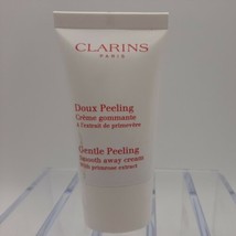 CLARINS Gentle Peeling Smooth Away Cream with Primrose Extract 0.5 oz NWOB - £6.96 GBP