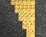 Bakelite Catalin Domino Set 28 Butterscotch Large Tiles ~ Vintage! - $29.02