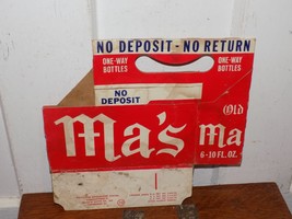 Vintage Ma’s Old Fashioned Cardboard Six Pack Holder - $638.54 MXN