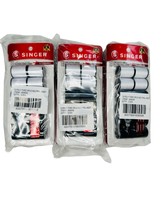SINGER Polyester Hand Sewing Thread 12 Spools Needles &amp; Threader Asst Co... - $29.37