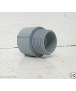 3 Carlon 3/4&quot; .75&quot; PVC Male Terminal ADAPTER Electrical PVC Connector GR... - $229.32 MXN