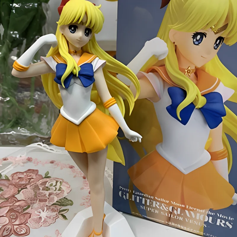 Anime Sailor Moon Eternal Figure Gliter&amp;glamours Super Sailor Venus Action - £34.63 GBP+