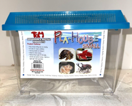 Aquarium Fish Tank Tom Pla House Hermit Crabs Beta Hamsters Small Blue T... - $9.89